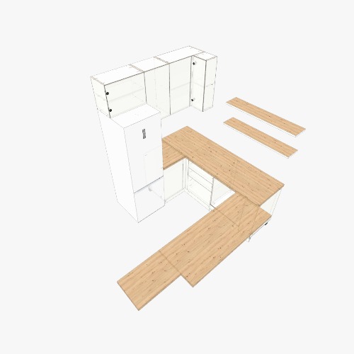 Кухня в хрущёвке 5,6 кв.м. с газовой колонкой и подоконником-столешницей