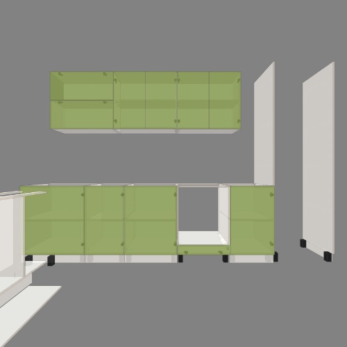 Кухня Высота 12 Free 3D furniture designs and blueprints from Flatma Community