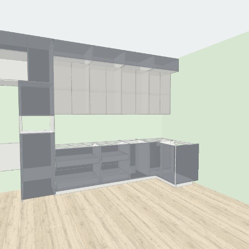 Кухонный гарнитур (copy) Free 3D furniture designs and blueprints from Flatma Community
