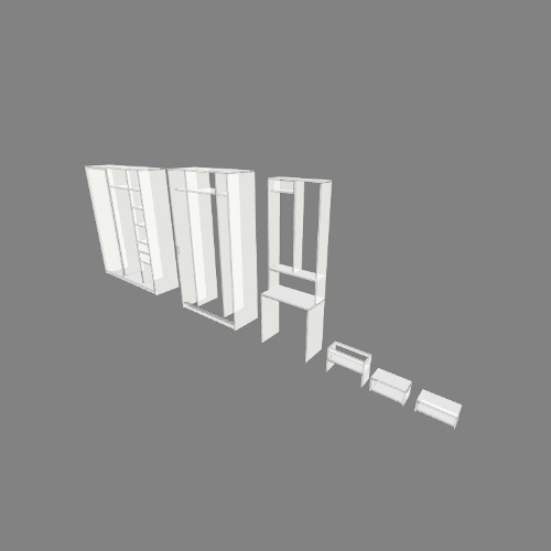 Купе в спальню и в коридор