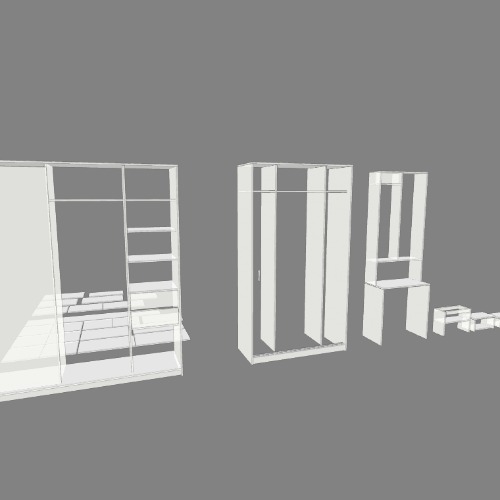 Купе в спальню и в коридор