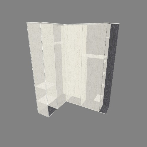 Кутова під пляшки полиці