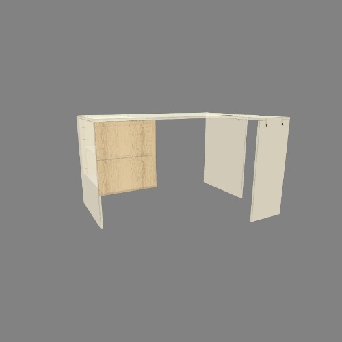 L shaped office table