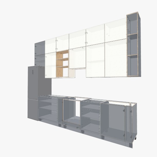 Проект кухни в скандинавском стиле