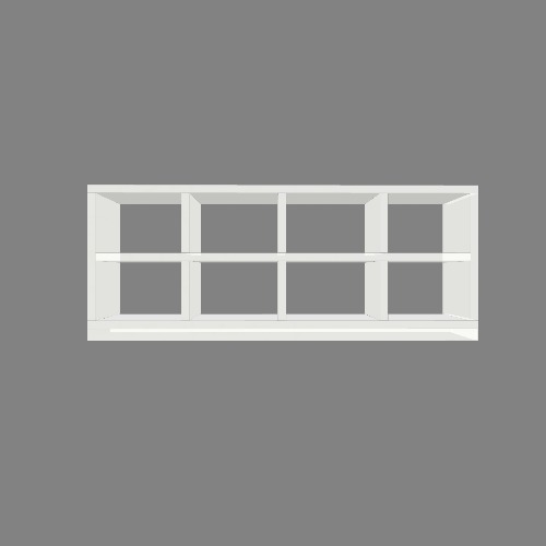 LIBRERO HORIZONTAL CON 8 NICHOS