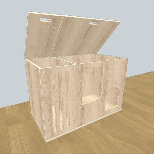 Litière Chat + Rangement