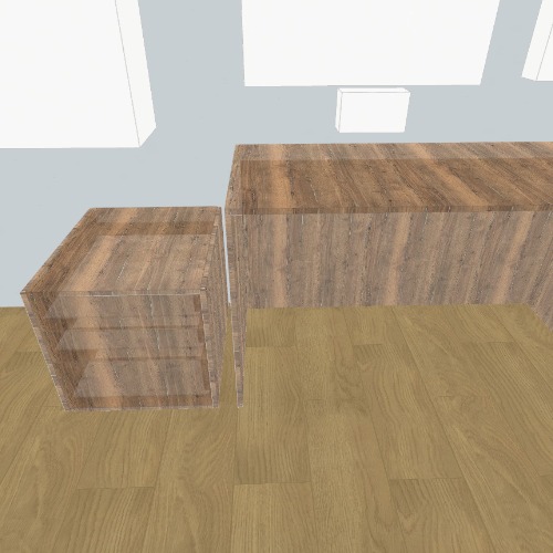 Mesa com gaveteiro