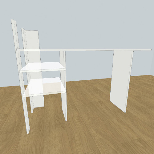 Mesa compu Free 3D furniture designs and blueprints from Flatma Community
