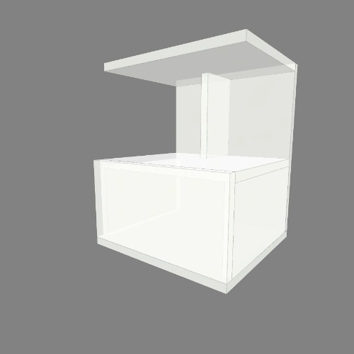 Mesita de noche elevada