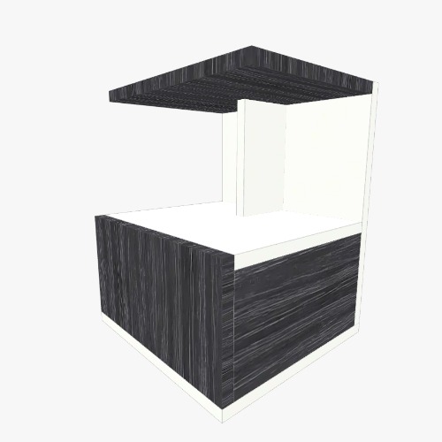 Mesita de noche elevada