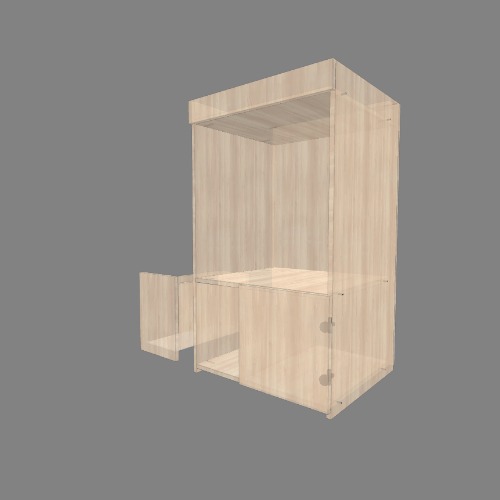 MEUBLE CUISINE PLAQUE ET FOUR INTEGRE Бесплатные 3D-проекты мебели и чертежи от сообщества Flatma