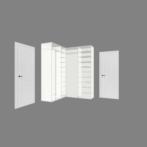 Meuble d'angle dressing