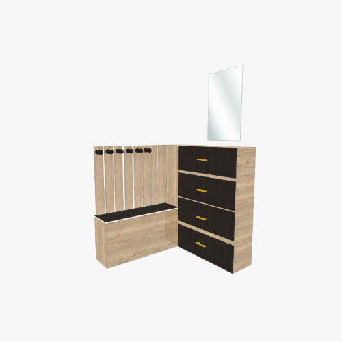 Meuble entrée Free 3D furniture designs and blueprints from Flatma Community