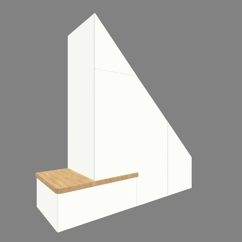 Meuble rangement sous escalier