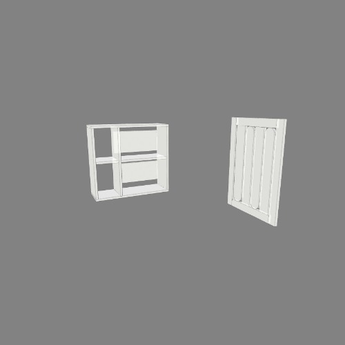 Meuble sous vasque WC