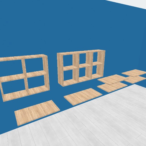 مكتب و رفوف بسنة و دينا Free 3D furniture designs and blueprints from Flatma Community