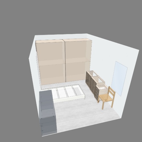 моя комната Бесплатные 3D-проекты мебели и чертежи от сообщества Flatma