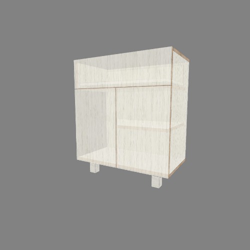 Mobile 2 ante 1 cassetto