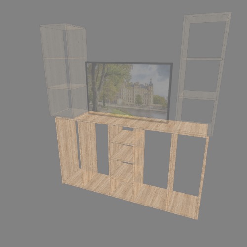 Mobile sala Бесплатные 3D-проекты мебели и чертежи от сообщества Flatma