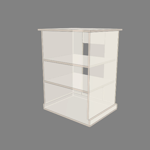 Mueble para copas con ruedas