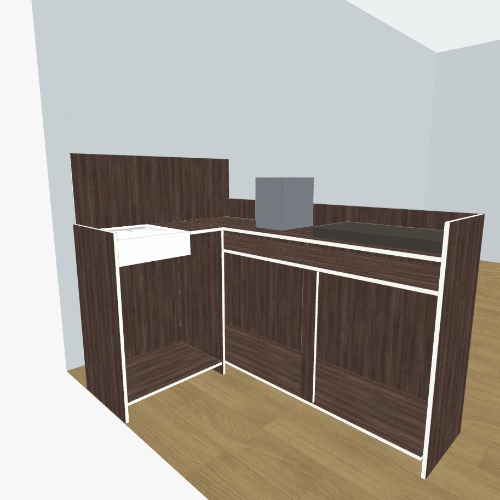 Mueble/barra pequeño para barismo Free 3D furniture designs and blueprints from Flatma Community