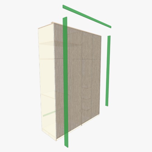 Шкаф в прихожую новый