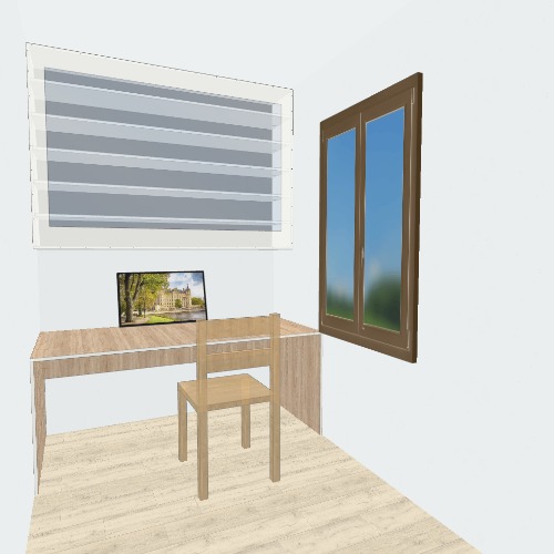 nicchia scrivania 2 opzione