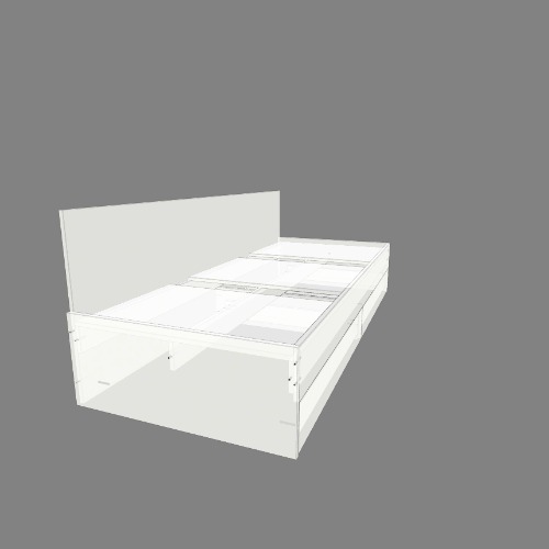 Односпальная кровать с ящиками