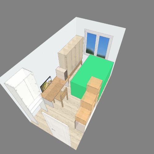 örnek küçük oda Free 3D furniture designs and blueprints from Flatma Community
