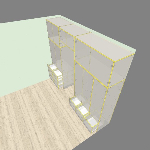 Оснащение спальни Бесплатные 3D-проекты мебели и чертежи от сообщества Flatma