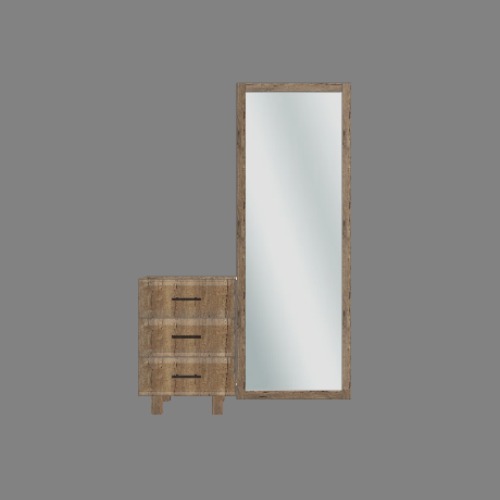 peinadora con espejo completo