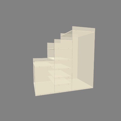 Placard sous escalier