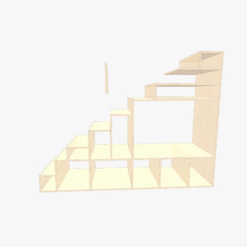 под лестницу_