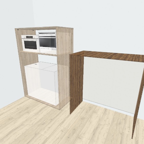 Полка над морозильником на кухню