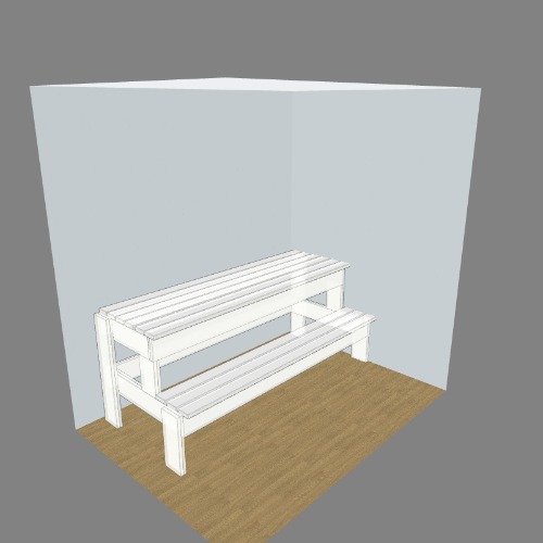 Полок в сауну