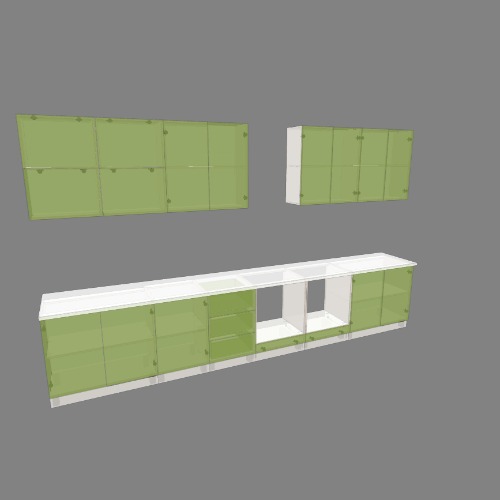 прямая кухня