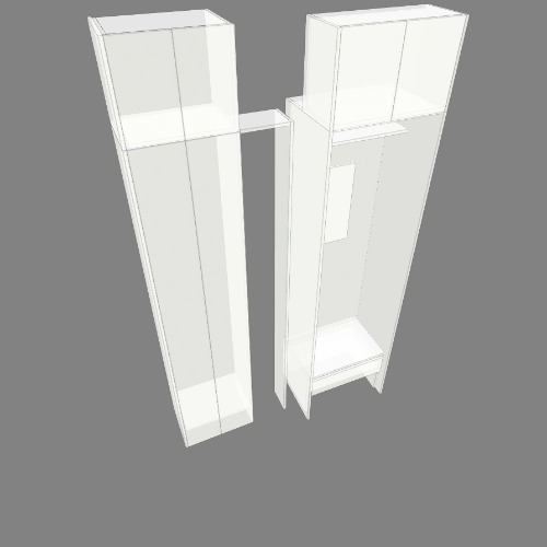 Прихожая (справа) Free 3D furniture designs and blueprints from Flatma Community