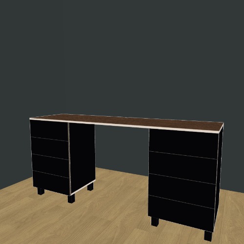 PROJECT MEJA KERJA Free 3D furniture designs and blueprints from Flatma Community