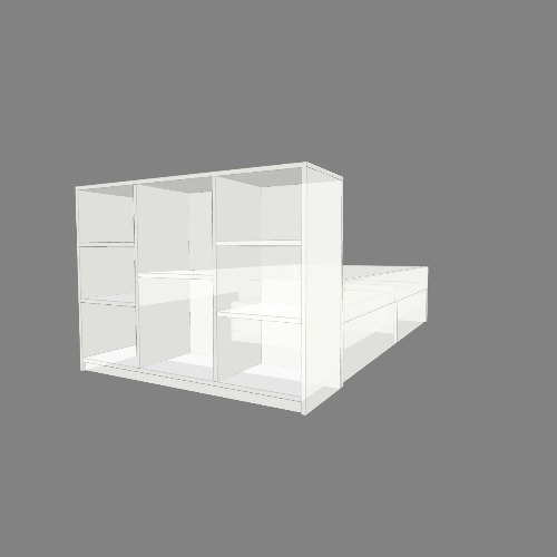 Projekt Bett III, J.K. Бесплатные 3D-проекты мебели и чертежи от сообщества Flatma