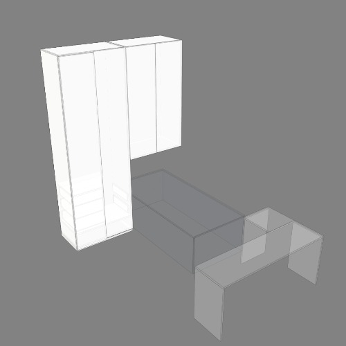 Projeto1 Бесплатные 3D-проекты мебели и чертежи от сообщества Flatma