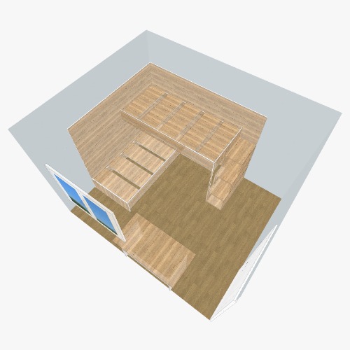 Quarto dos meninos Бесплатные 3D-проекты мебели и чертежи от сообщества Flatma