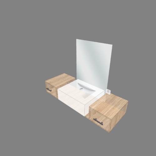 Рабочее место барбера №1 Free 3D furniture designs and blueprints from Flatma Community