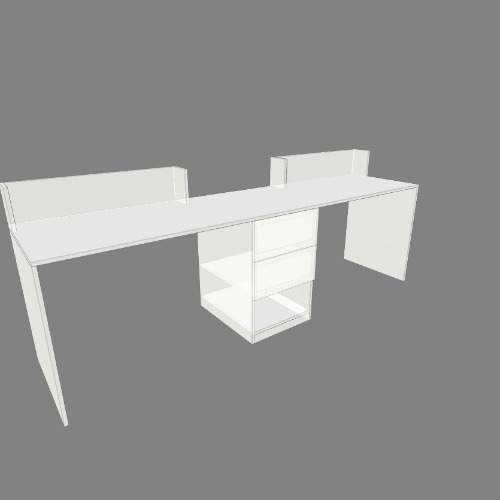 рабочий стол на 2х