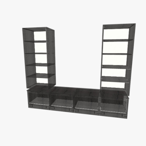 Rack flotante