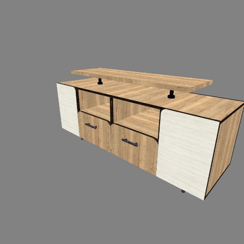 Rack TV 1.58 metros Free 3D furniture designs and blueprints from Flatma Community