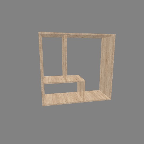 Rack with NAS and PSU