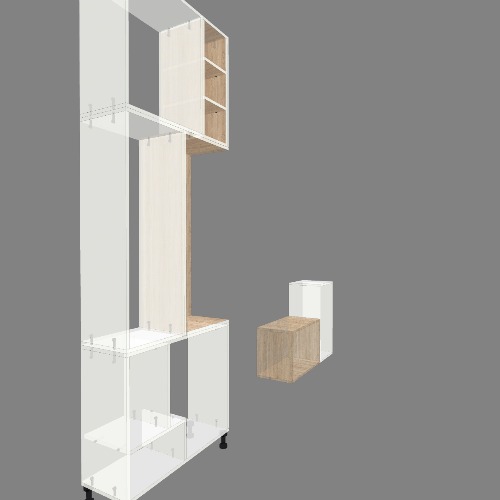 Shoe rack and network rack combo