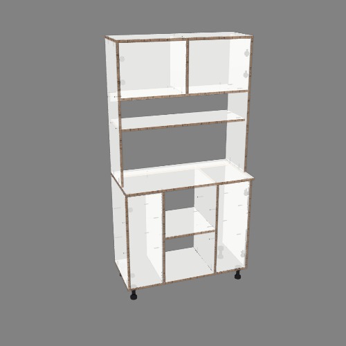 Repostero moderno con puertas
