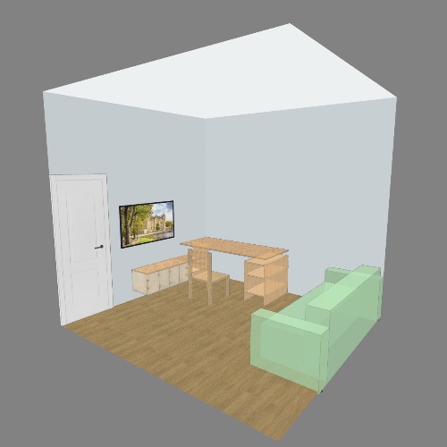 rum Бесплатные 3D-проекты мебели и чертежи от сообщества Flatma