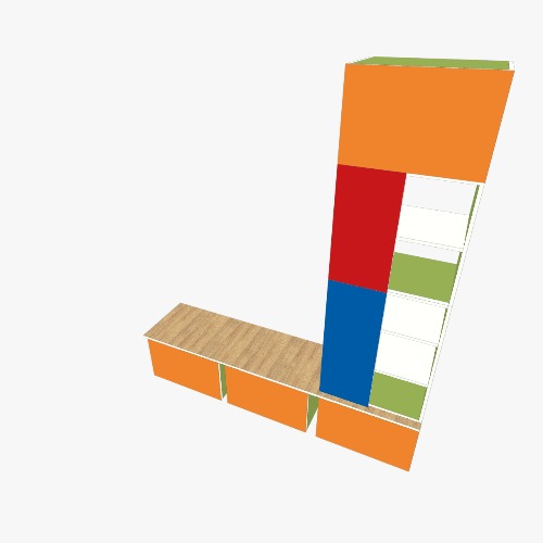 Sittbänk och Skafferi